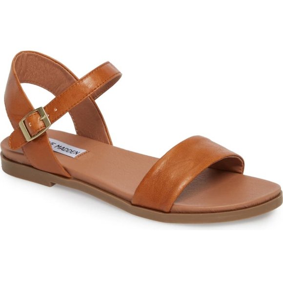 Steve Madden Shoes - Steve Madden DINA Tan Leather Sandals